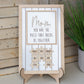 Mom Puzzle Piece Sign