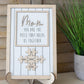 Mom Puzzle Piece Sign