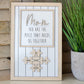 Mom Puzzle Piece Sign