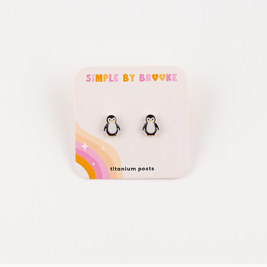 Penguin Earrings