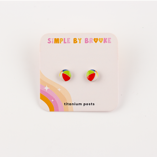 Beach Ball Earrings