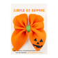Neoprene Pumpkin Bow