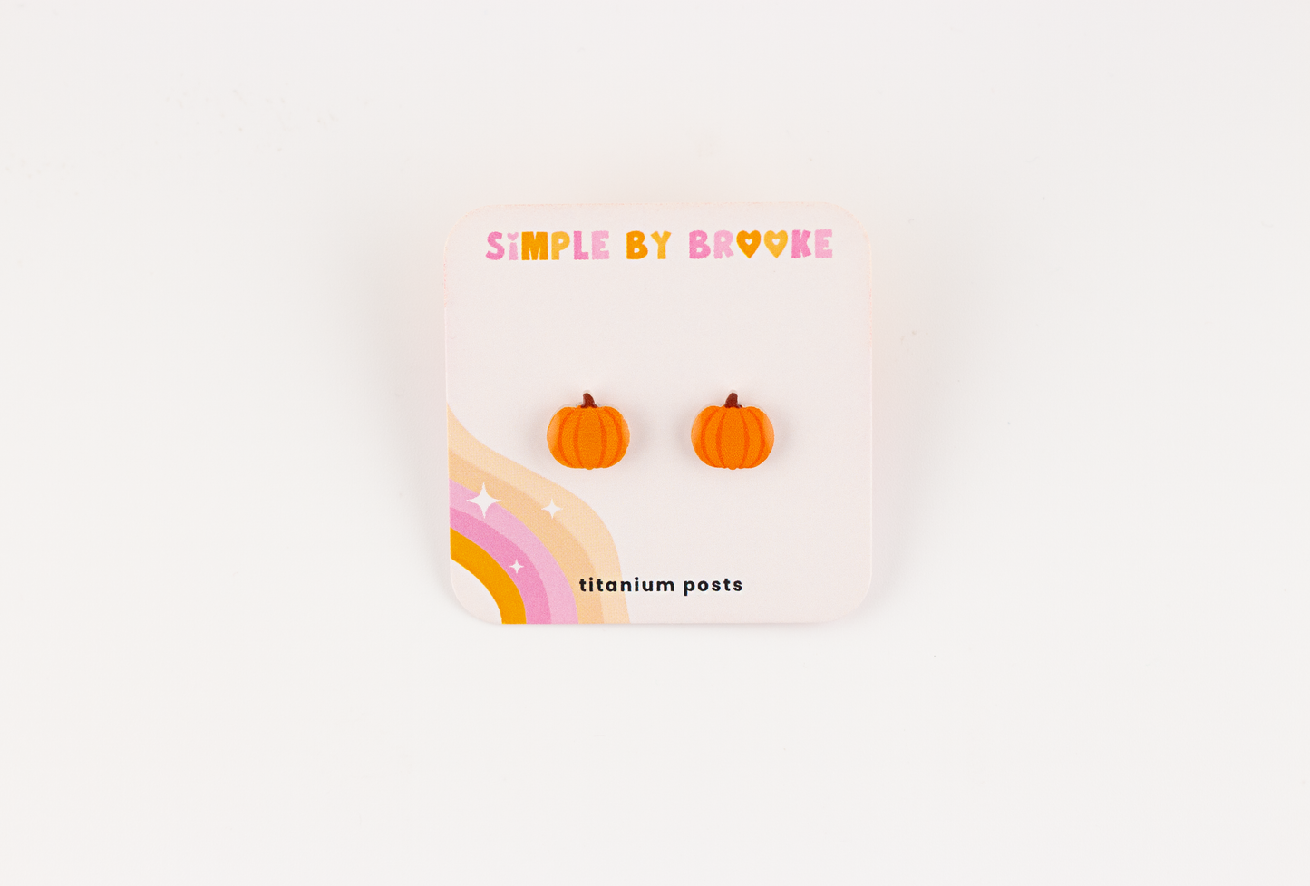 Pumpkin Earrings