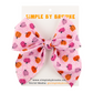Pumpkins on Pink Bow