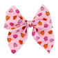 Pumpkins on Pink Bow
