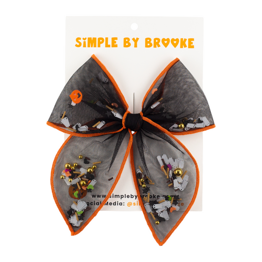 Shaker Halloween Bow