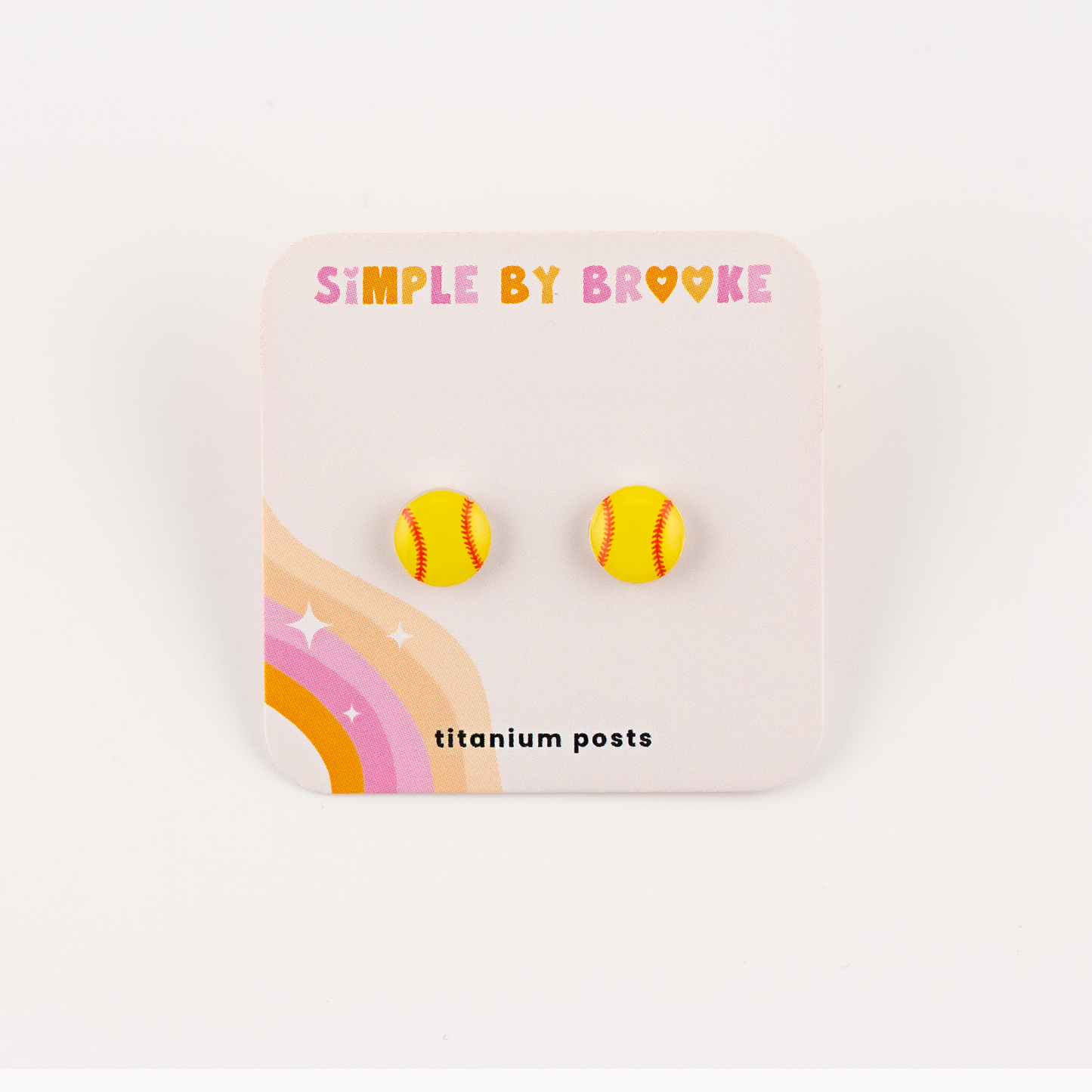 Softball Earrings