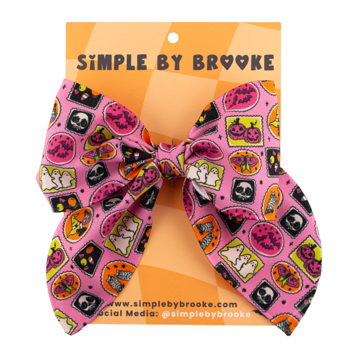 Halloween Stamps Bow