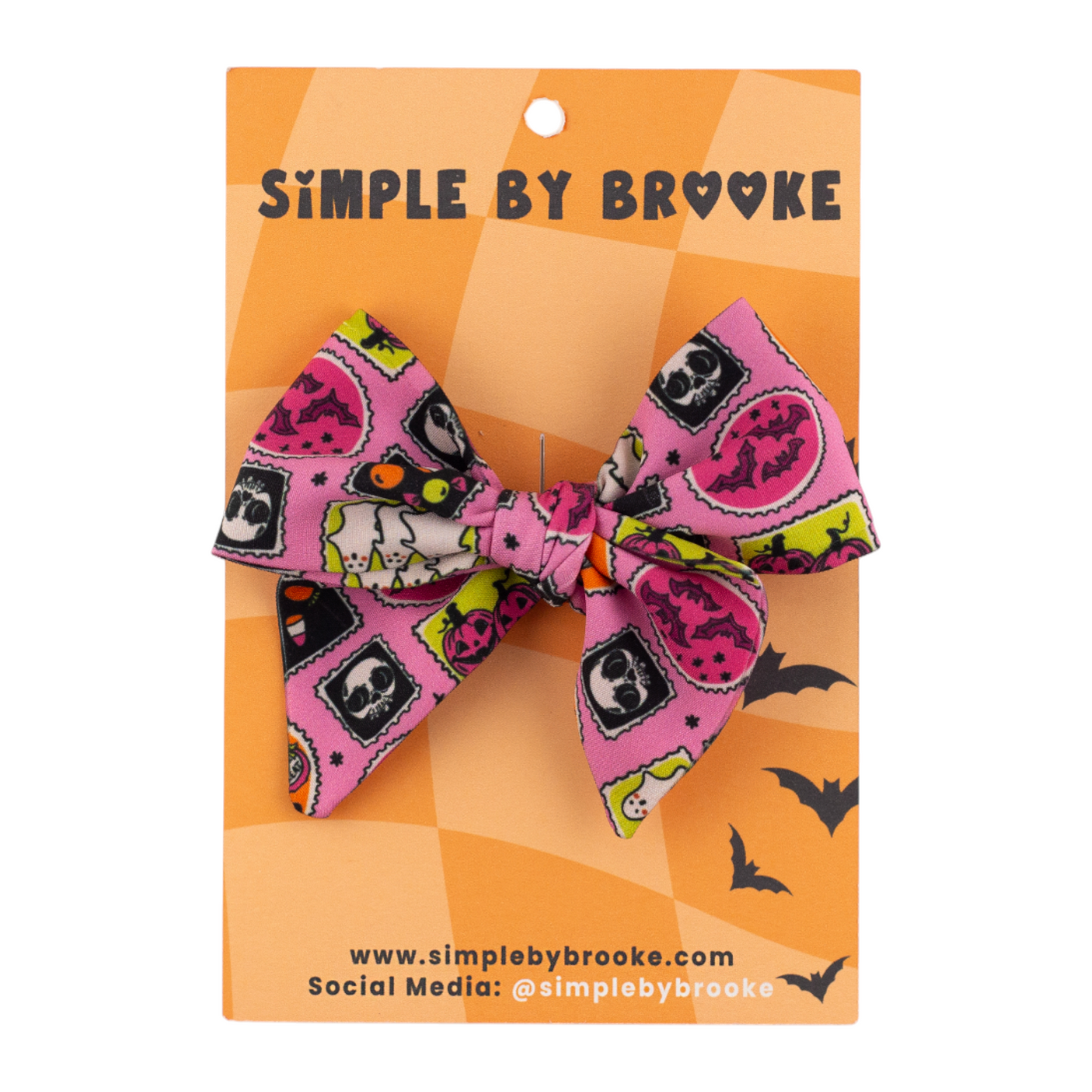 Halloween Stamps Bow