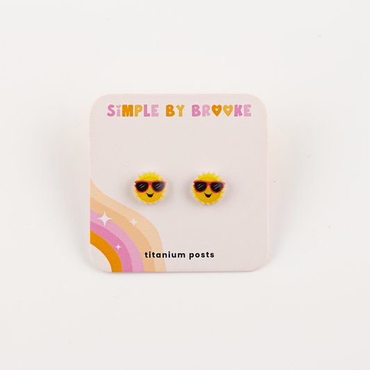 Kawaii Sun Earrings