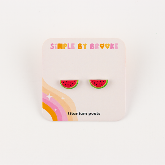 Watermelon Earrings