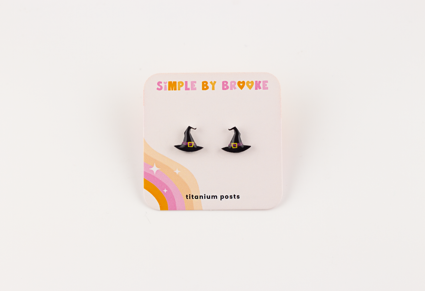 Witch Hat Earrings