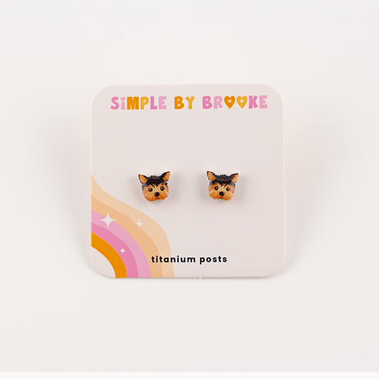 Yorkie Earrings