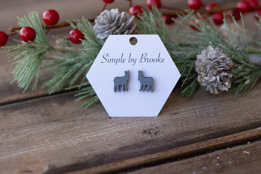 Burro Stud Earrings