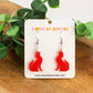 Lewis Coyote Dangle Earrings
