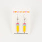 Pencil Dangle Earrings
