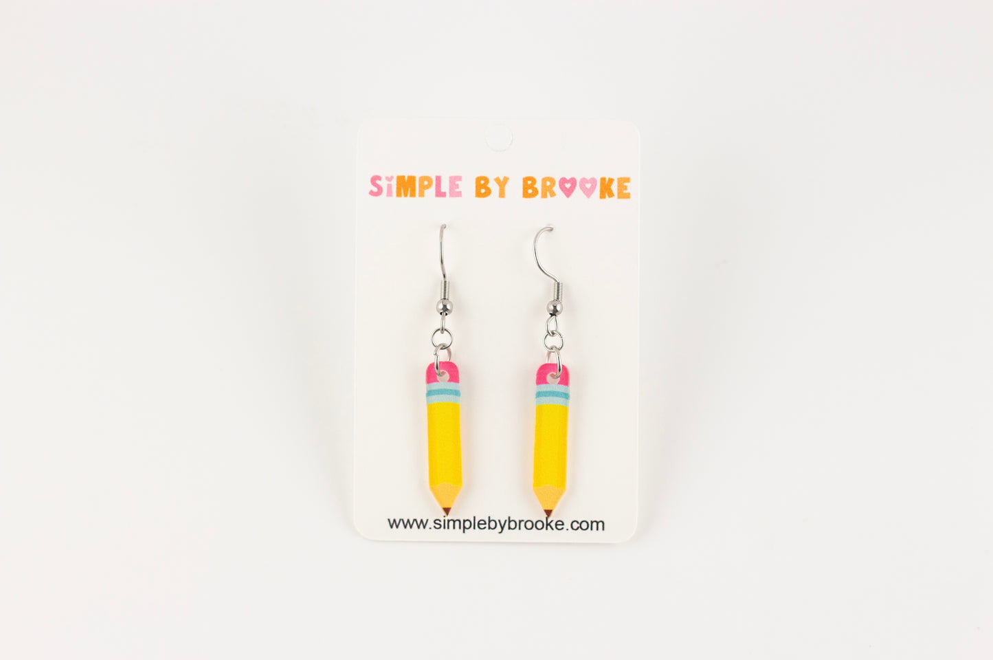 Pencil Dangle Earrings