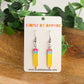 Pencil Dangle Earrings