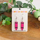 Crayon Dangle Earrings (Multiple Colors Available)